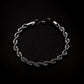 Silver Rope Bracelet 5mm-18cm