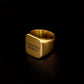 Twisted Rebels Signet Ring (Gold)
