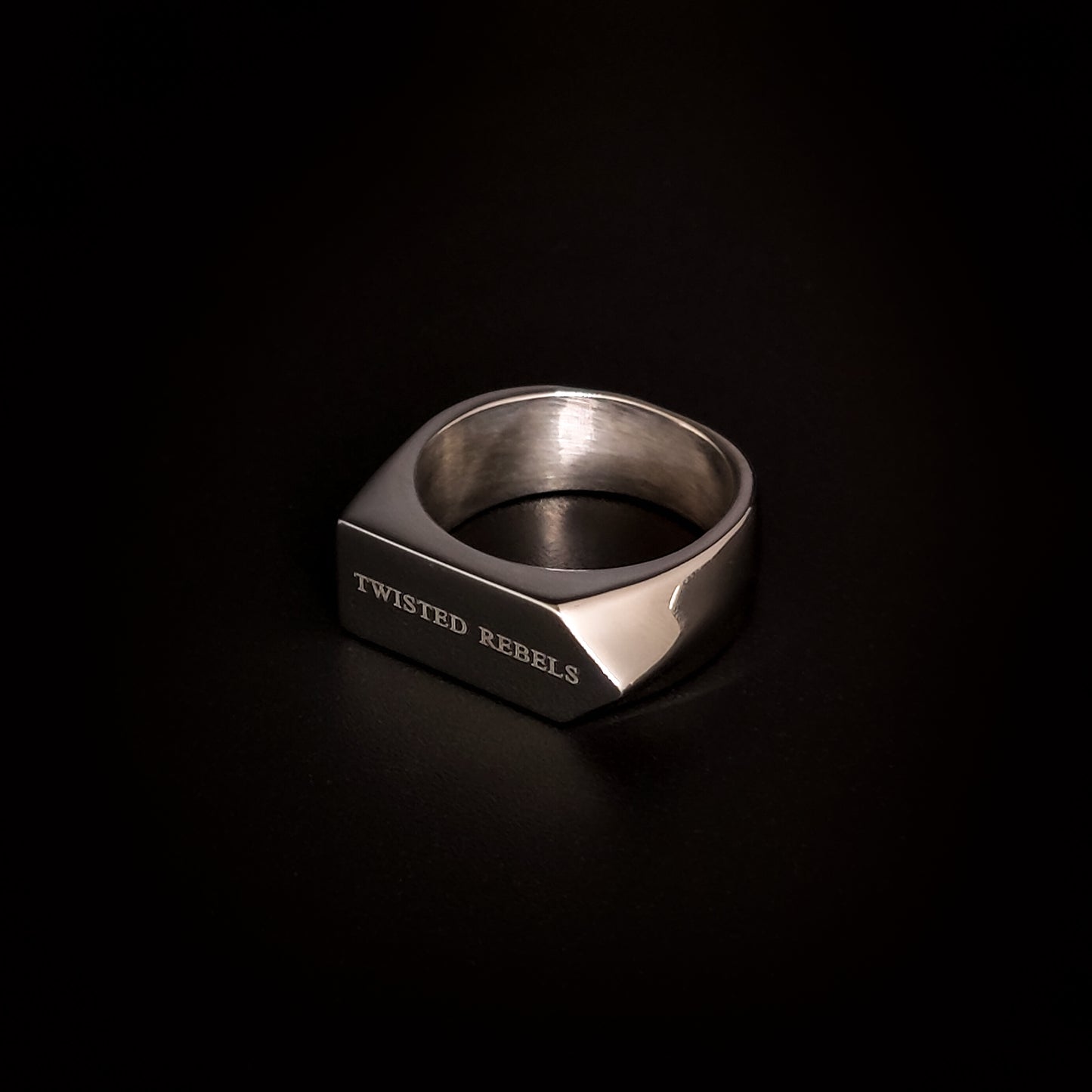 Twisted Rebels Geometric Ring (Silver)