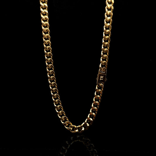 Gold Cuban Link Chain 10mm