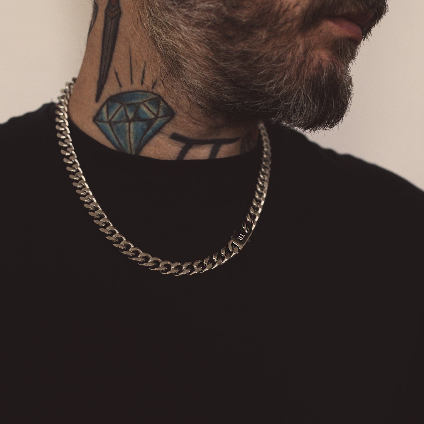 Silver Cuban Link Chain 10mm